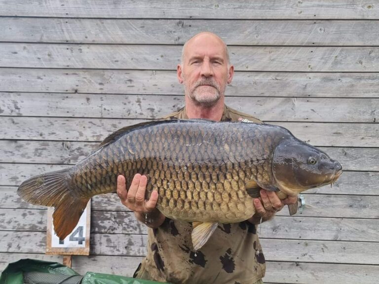 Tony Ward with a common carp weighing 37 lb 7 oz