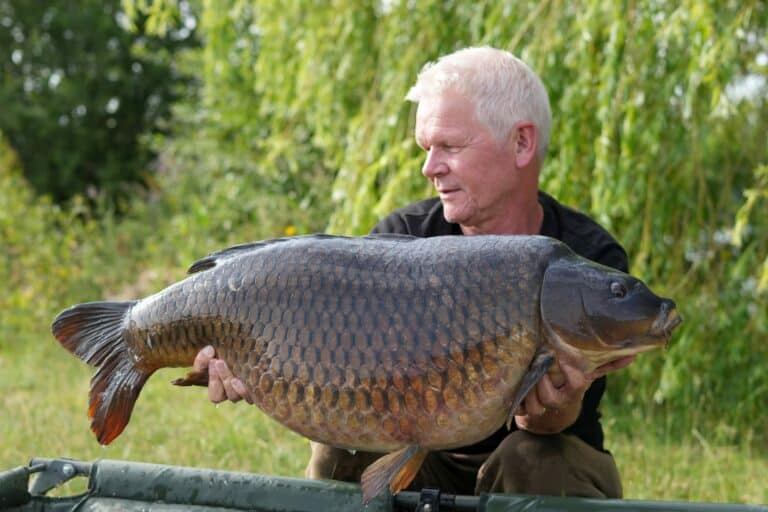 Gary Watton with a common carp weighing 37 lb 3 oz